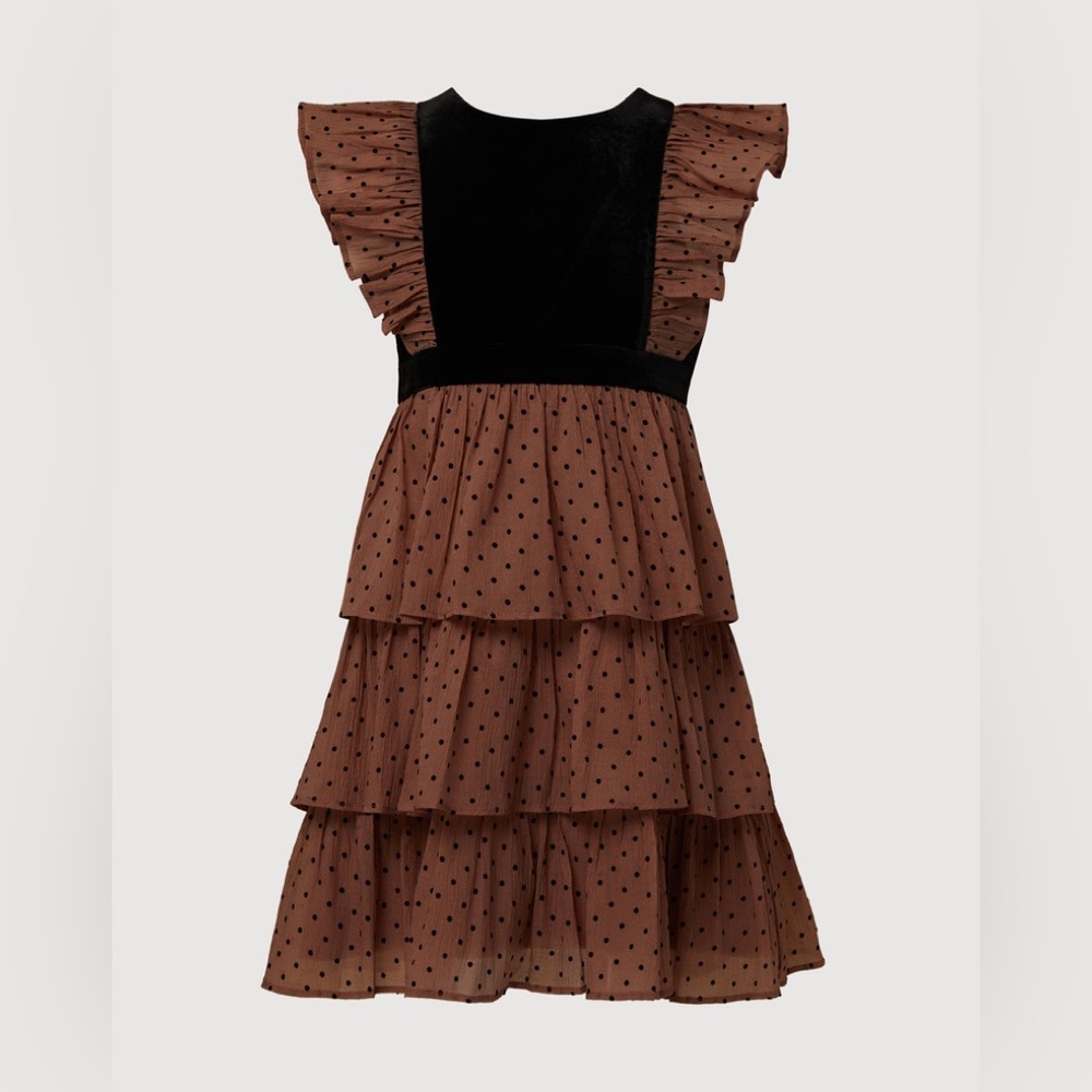 Rachel Parcell Girls Ruffled Tiered Dress